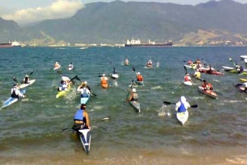 Denominada de Prova Rubens Alves Seixinho mais de 90 canoistas enfrentaram muita adversidade para completar os 16 km / Foto: CBCa